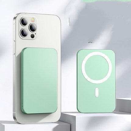 Portable Magnetic Power Bank – Wireless Fast Charging Mini Back Clip Charger