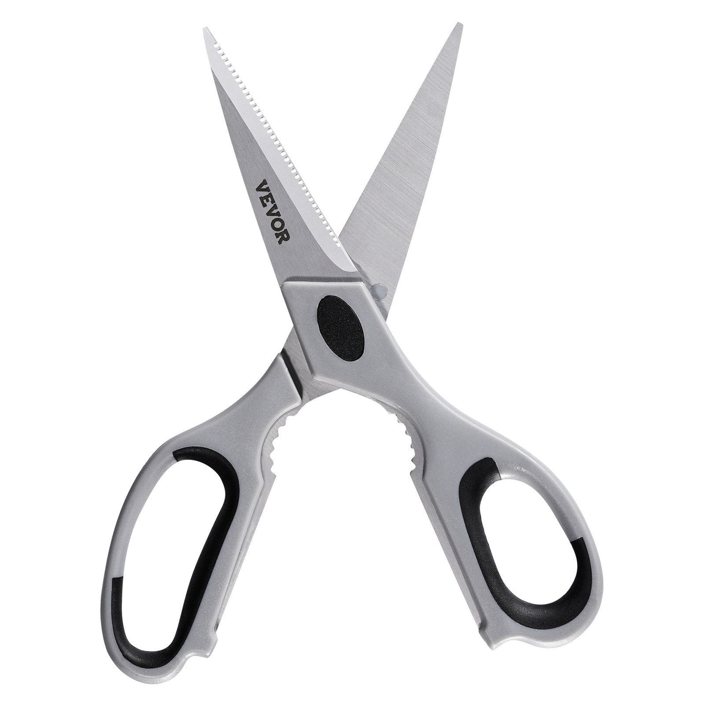 Kitchen Scissors Stainless Steel Kitchen Shears Protective Sheath Grey - EBS PLATFORM INC.