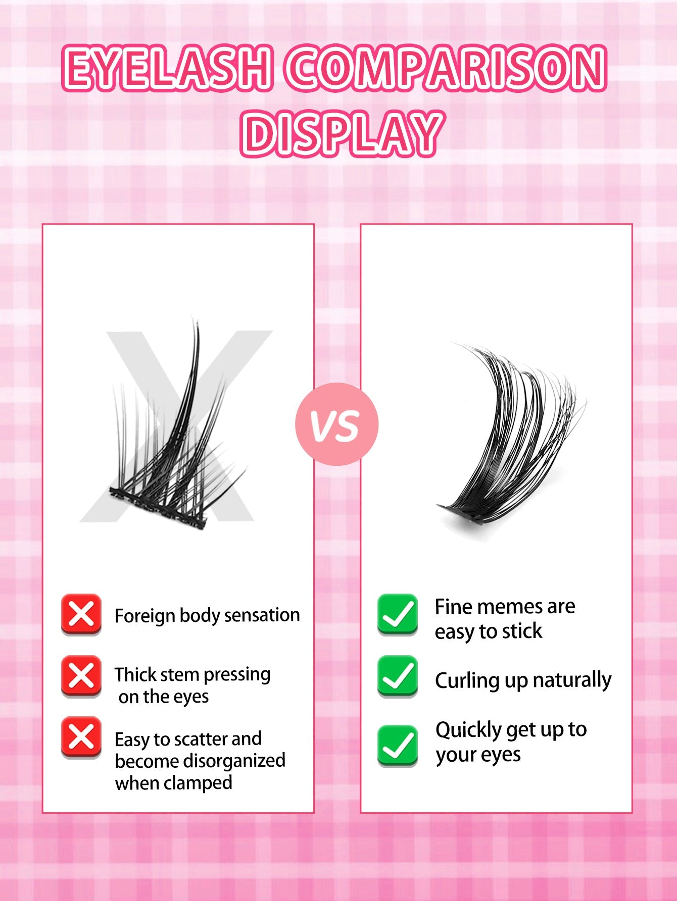 3D False Eyelashes, Multi-layered, Realistic, Soft And Comfortable, Natural Nude Makeup