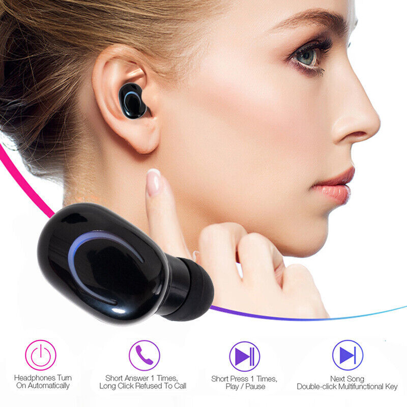 Bluetooth 5.3 Headphones In Ear Wireless TWS Sport Headphones IPX-5 With Microphone De - EBS PLATFORM INC.