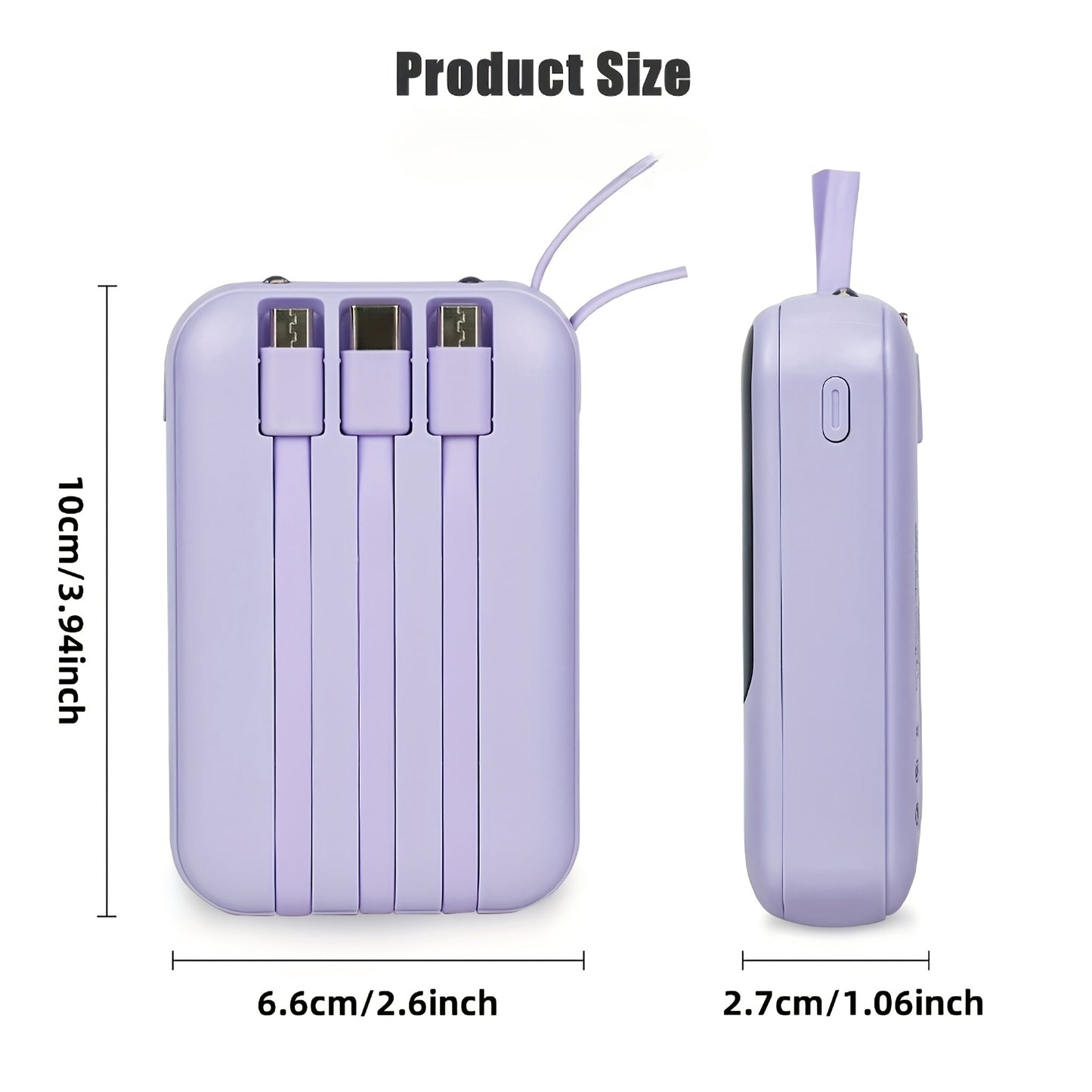 20000mAh Small Power Bank, 20W Charging Portable Power Bank, Slim Portable Charger LED Display, Small External Battery Pack Mobile Phone Charger, Holiday Gifts, Large Capacity