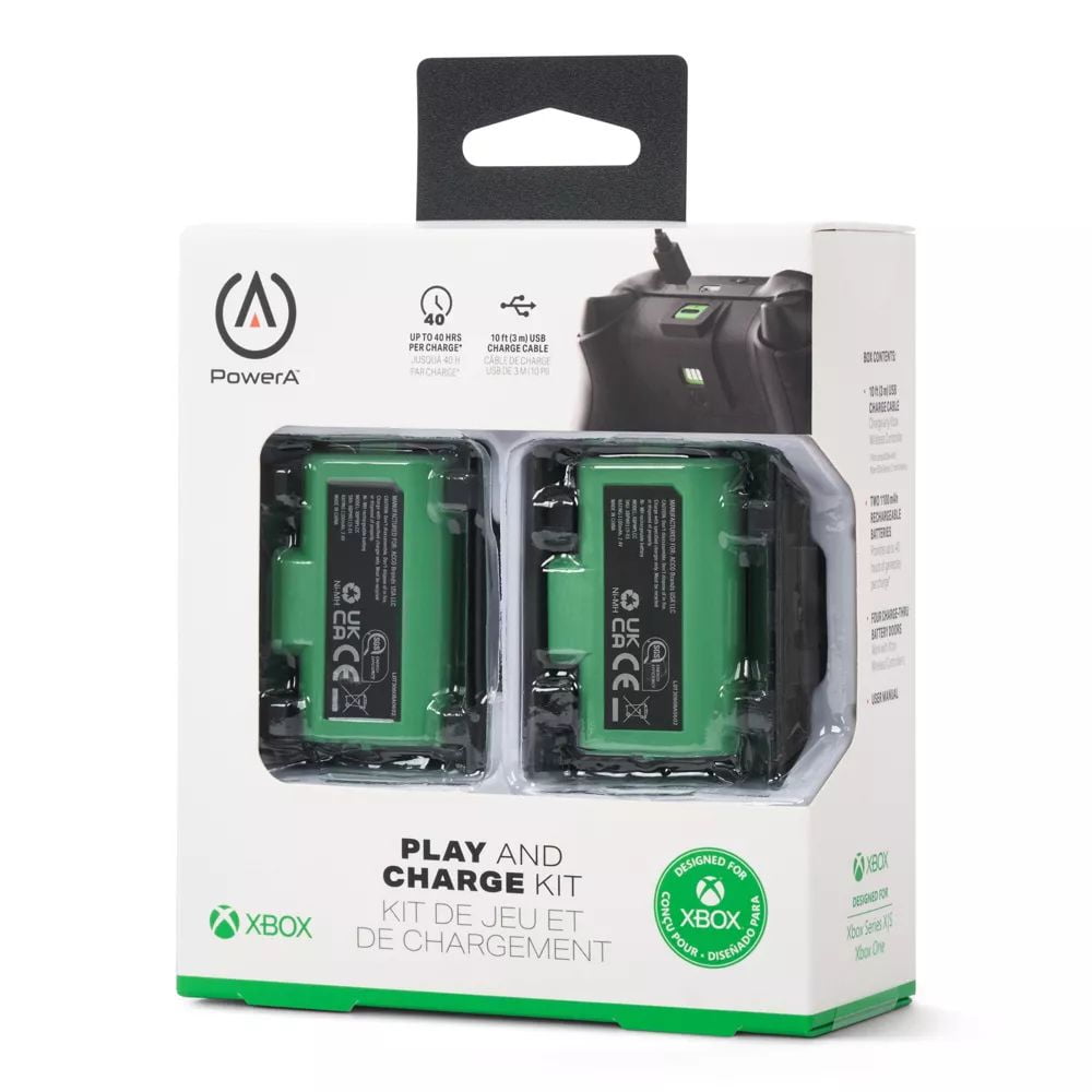 PowerA Play Charger, Green