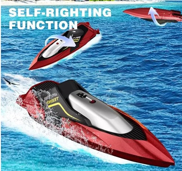 4DRC S5 RC Boat For Pools And Lakes, 2.4 GHz 20MPH Racing Boats, Rechargeable Battery,Low Battery Alarm,Gifts For Boys Girls,Logistics Is Randomly Sent By UPS USPS  FEDEX. - EBS PLATFORM INC.