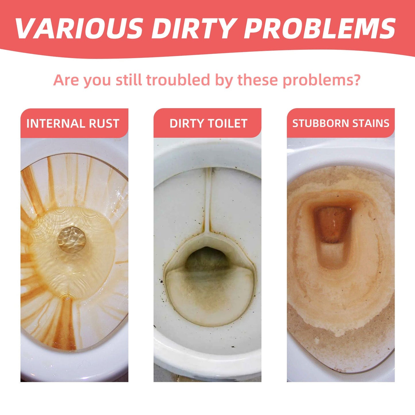 Jakehoe Toilet Effervescent Tablets Toilet Cleaner Cleaning Odor Yellow Stains Dirt Urine Stains Toilet Cleaning Tablets - EBS PLATFORM INC.