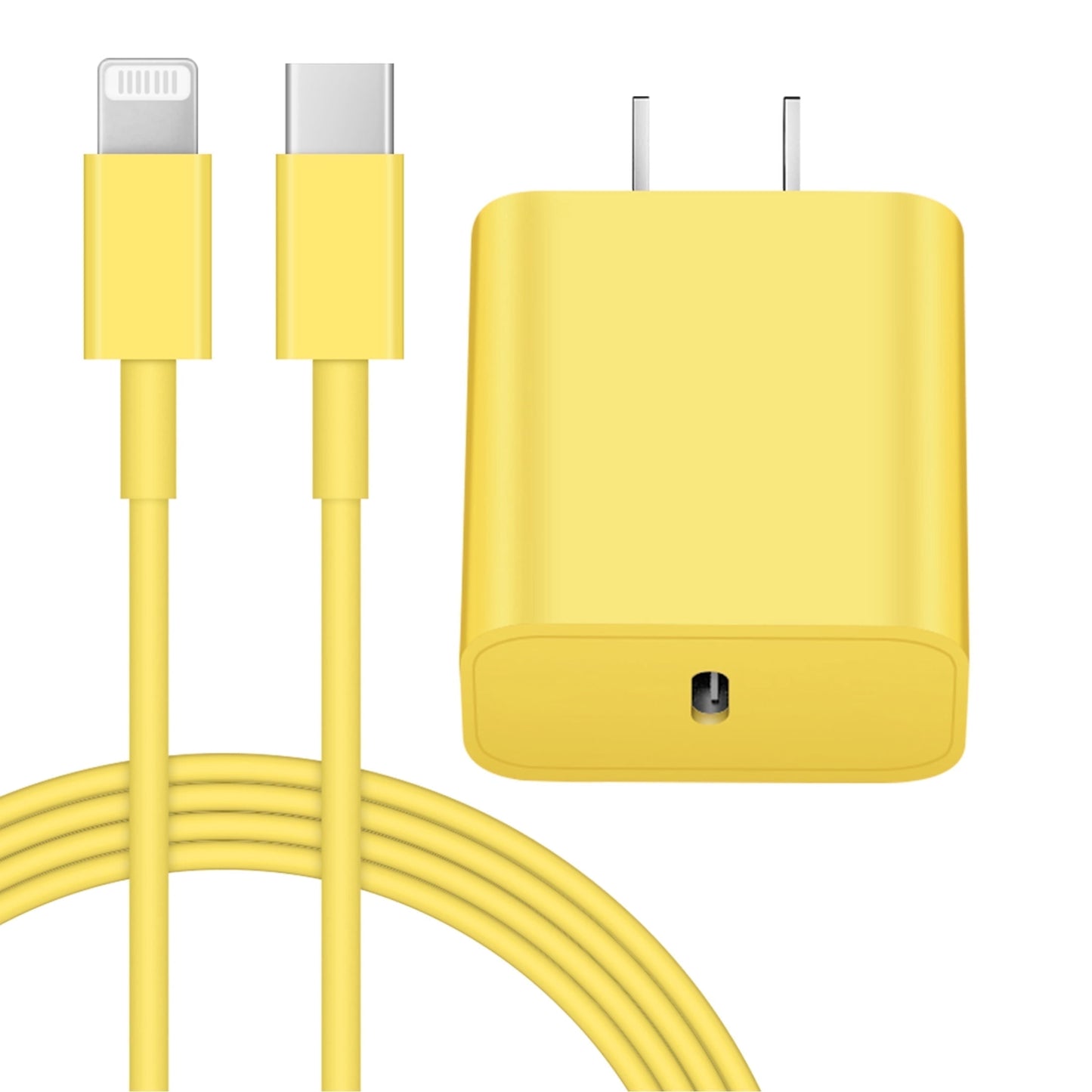 Coreykin 20W USB C Wall Charger-Super Fast Charger with 6FT Cable-Compatible with iPhone 14/14Pro/13/13 Pro/12/12Pro/XS/Max/XR/X/8/8 Plus-Pink